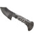 Jagged Cliffside Full Tang Twisted Handle Diamond Pattern Clip Point Blade Hiking Camping Hunting Railroad Spike Knife