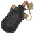 Adam’s Ale Functional 48 oz. Genuine Black Leather Drinking Canteen Bottle w/ Rope Strap & Wooden Stopper