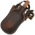 Ranch Hand 48 oz. Handmade Brown Genuine Leather Bottle Canteen w/ Wooden Stopper & Leather Shoulder Strap