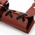 Right-Handed Universal Adjustable Bovine Leather Sword Frog | Maroon