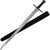 Antihero Historical Replicas Dark Functional Medieval Sparring Sword w/ Sheath