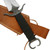 Depth of Isolation Full Tang High Carbon Steel Dual Tone Dagger w/ Black Leather Wrapped Handle & Genuine Leather Sheath