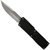 Steel Shadow Automatic Functional Black Textured Out the Front Drop Point OTF Knife w/ Belt Clip