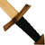 To the Top Beech Wood Practice Play Cosplay Costume Knight Wooden Sword w/ Leather Wrapped Handle