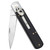 Total Immortal Automatic Stainless Steel Lever Lock Switchblade Knife | Black Wood Handle