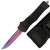 Automatic Portal World OTF Out the Front Knife Textured Titanium Blade Belt Clip Glass Breaker