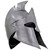Stand and Fight 16G Forged Steel Greek Spartan Medieval Reenactment Helmet w/ Hammer Textured Silver Finish