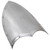 Faith in Barrier 20G Steel Costume Renaissance Faire Polished Finish Medieval Shield w/ Holding Strap & Handle