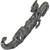 Suppressed Embers Small Ornate Dragon Dagger w/ Ruby Red Accent Scabbard