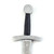 Laser Etched Medieval Dagger – Carbon Steel Blade with Leather Wrapped Scabbard
