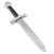 Laser Etched Medieval Dagger – Carbon Steel Blade with Leather Wrapped Scabbard