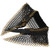 Elite Butted Steel Chainmail Collar with Suede Leather Liner and Adjustable Brass Buckle | Avaliable In Different Colors