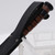 Tactical Survival Knife – Black Clip Point Blade & Leather Handle