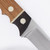 Hardwood Handle Hunting Knife – Satin Drop Point Blade & Leather Sheath