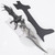 Fantasy Display Dagger with Bat Wing Handle and Decorative Wooden Stand