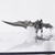 Fantasy Display Dagger with Bat Wing Handle and Decorative Wooden Stand