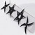 Set of 4 Ninja Throwing Stars – Mixed 4 & 5 Point Shuriken with Pouch