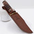 Elk Ridge Outdoor Fixed Blade Knife with Leather Sheath