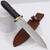 Marbles Fixed Blade Knife with Wood Handle & Leather Sheath Marbles Fixed Blade Knife with Wood Handle & Leather Sheath