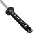 Stainless Steel Black Samurai Katana with Scabbard & Stand