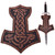 Nordic Engraved Wooden Wall Sword Mount