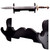 Black Wooden Single Sword Wall Mount – Durable Display Holder Black Wooden Single Sword Wall Mount – Durable Display Holder