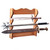 Wooden 3-Piece Sword Wall Mount – Natural Triple Display Rack