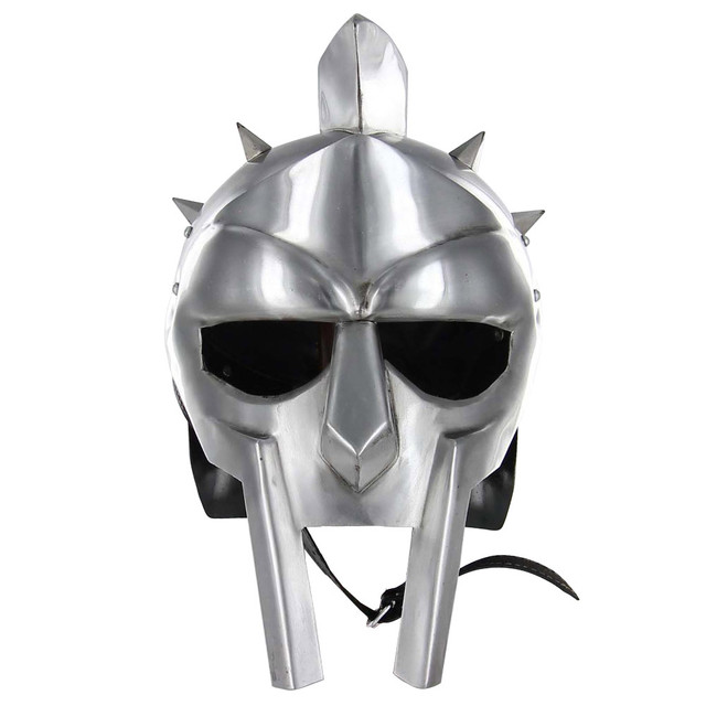 Spaniard Maximus Gladiator Helmet - Functional Replica | Roman Combat Armor