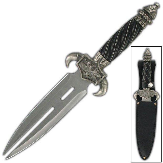 Blade of Dracul Skull and Dagger Dragon Slayer Gothic Display Knife - DWK