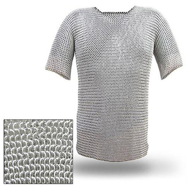 Medieval Half Sleeve Habergeon XL Chainmail Medieval Half Sleeve Habergeon XL Chainmail