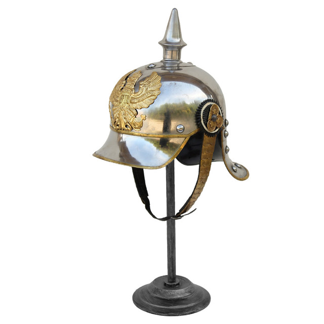 Iron Helmet Stand Display