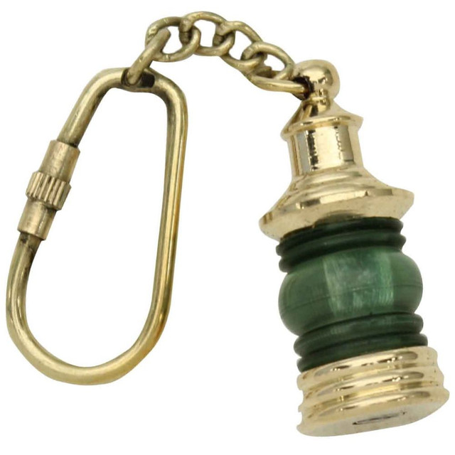 American Railroad Green Lantern Keychain