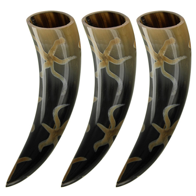 Earth 3 Piece Drinking Horn Set Earth 3 Piece Drinking Horn Set