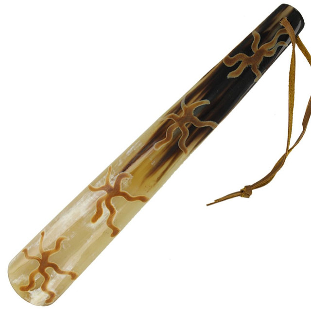 Earth and Fire Cow Horn Flat Shoehorn