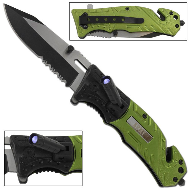 Fatal Defender Army Spring Assist Knife