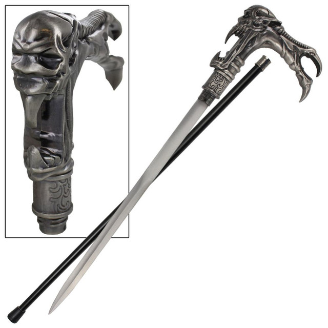 Mechanical Alien Walking Cane Sword Mechanical Alien Walking Cane Sword