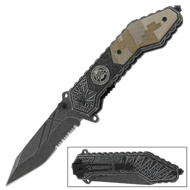 Assisted Action Nightfire Military Pocket Knife Assisted Action Nightfire Military Pocket Knife