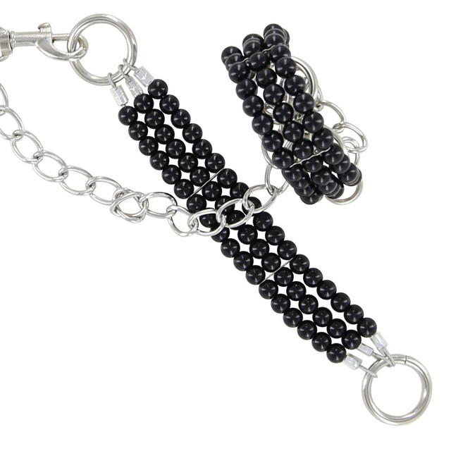 Novelty Beaded Silent Affair Wrist Cuffs