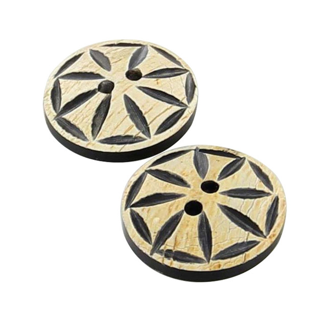 Artisan Handmade Shield Button Set Artisan Handmade Shield Button Set
