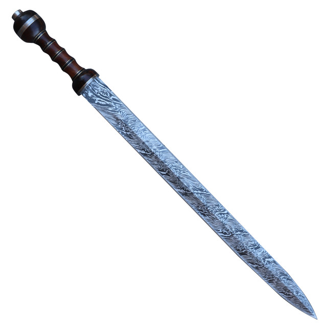 Roman XV Apollinaris Custom Damascus Gladius Sword