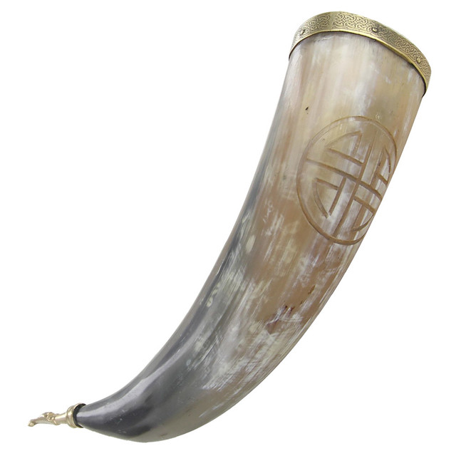 Drinking Horn Shield Knot Vessel Drinking Horn Shield Knot Vessel