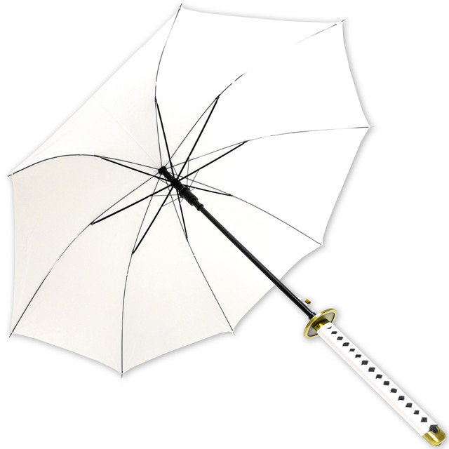 Zoro Wado Ichimonji Katana Handle Umbrella | White