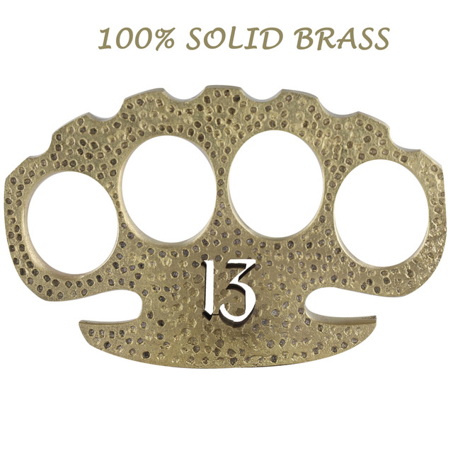 Instantaneous Result 100% Pure Brass Knuckle Paper Weight Accessory