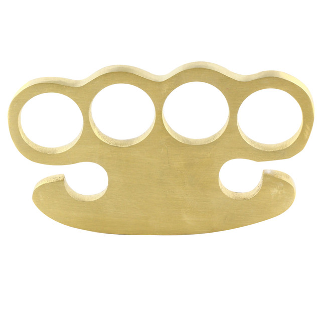 100% Pure Brass Knuckles Paperweights Spike Point - Edge Import