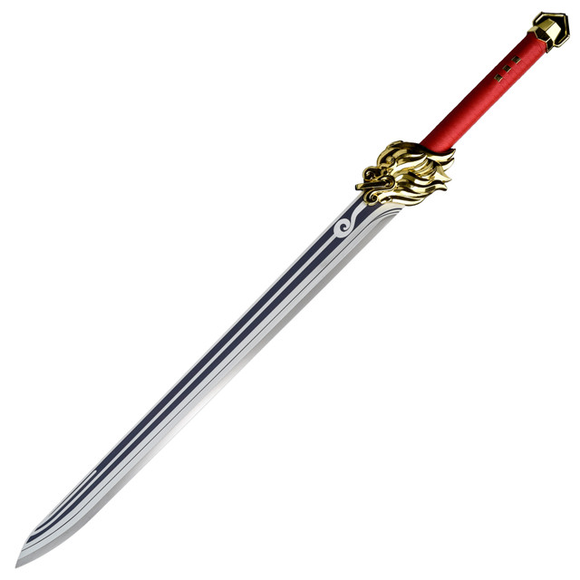 Lion’s Roar Replica Genshin Impact Sword | Stainless Steel Collectible Anime Video Game Sword