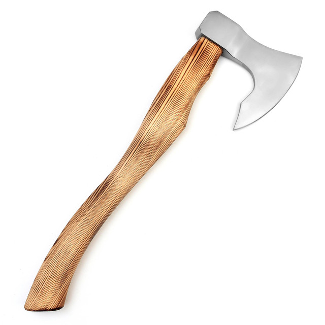 Ready for Combat Viking Battle Axe Wholesale| Carbon Steel Blade w/ Mirror Polish and Sheesham Wood Handle