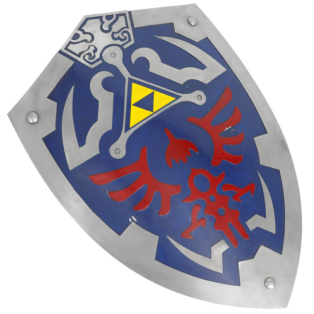 Vibrant Painted Zelda Shield – 25 Inches with Sturdy Handle and Adjustable Belt Vibrant Painted Zelda Shield – 25 Inches with Sturdy Handle and Adjustable Belt