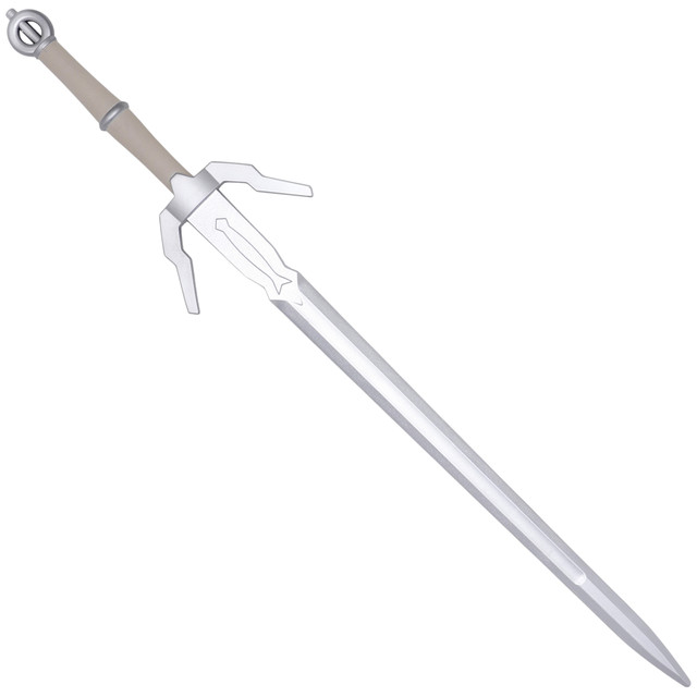 Silver Wolf Foam Sword – Fantasy Medieval Cosplay
