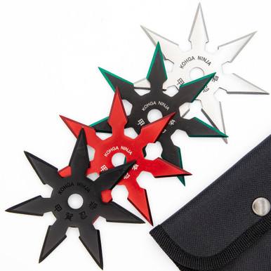 Ninja Throwing Star - 6 Points - Extra Thick with Heft