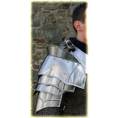 medieval shoulder plate armor